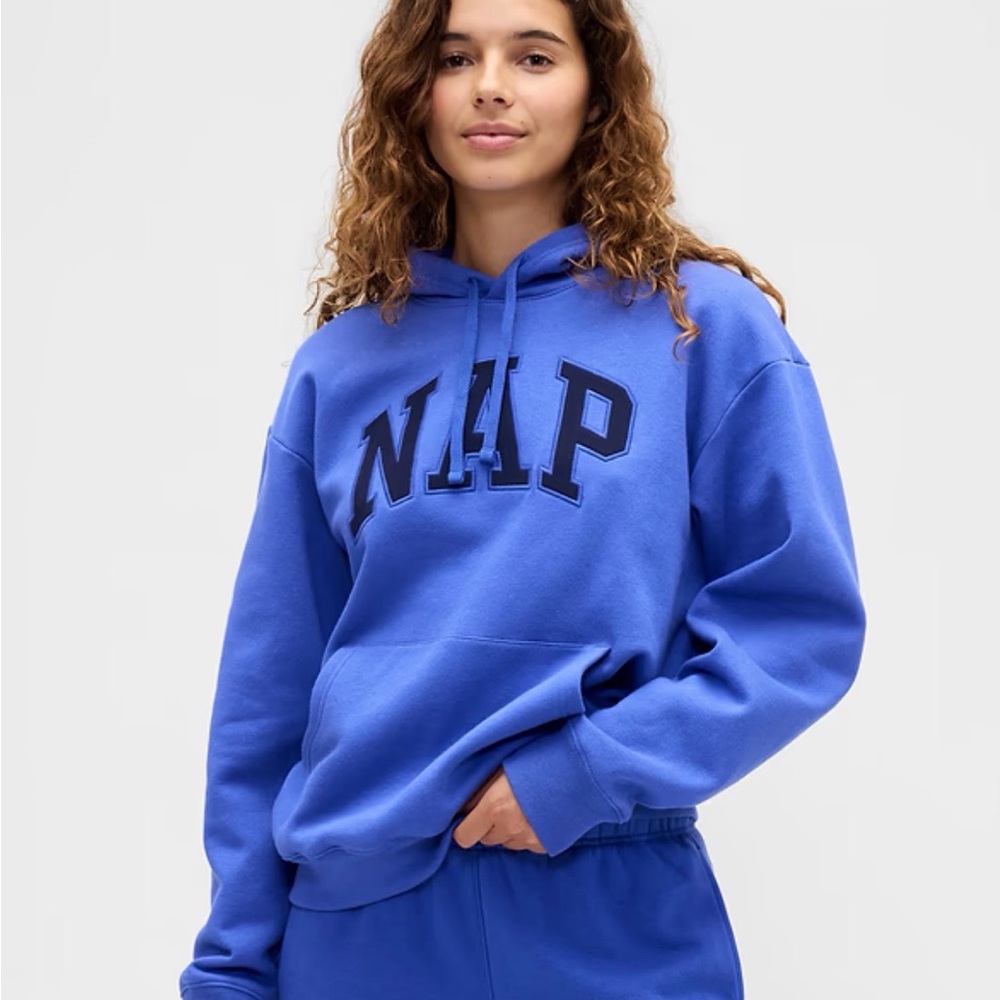 NWT Oversized Gap "NAP" Hoodie